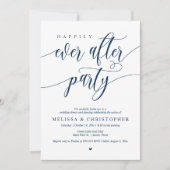 Gelukkig ooit na feest, bruiloft diner dansen kaart (Voorkant)