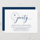 Gelukkig ooit na feest, bruiloft Elopement diner Kaart (Voorkant / Achterkant)