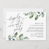 Gelukkig ooit na feest, Elopement, groen Kaart (Voorkant)