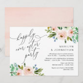 Gelukkig ooit na feest, Elopement, groen Kaart (Voorkant / Achterkant)