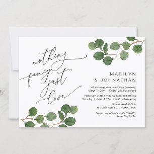 Gelukkig ooit na feest, Elopement, groen Kaart