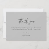 Gelukkig ooit na foto bruiloft dank u bedankkaart (Achterkant)