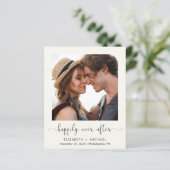 Gelukkig ooit na foto QR Code Wedding Reception (Staand voorkant)