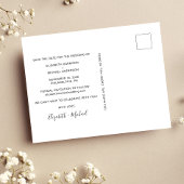 Gelukkig ooit na Foto sparen de Datum Aankondigingskaart