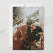 Gelukkig ooit na foto terug verlovingsfeest kaart (Achterkant)