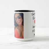 Gelukkig ooit na gecombineerde foto-Mok met Zazzz_ Mok (Midden)