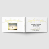 Gelukkig ooit na Gold Script Photo Wedding Gastenboek (Volledig)