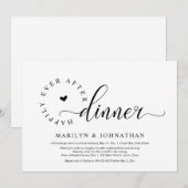 Gelukkig ooit na het avondeten, de weddenschap kaart (Voorkant / Achterkant)