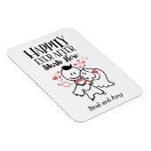 Gelukkig ooit na het begin hier met een bruiloft v magneet (Rechterzijde)