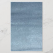 Gelukkig ooit na het blauwe Waterverf Wedding Menu (Achterkant)