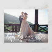 Gelukkig ooit na het Briefkaart van de Aankondigin (Voorkant)