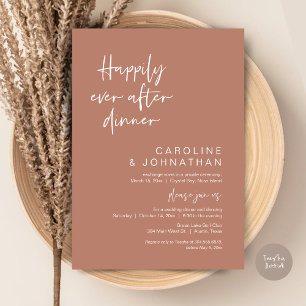 Gelukkig ooit na het diner, Elopement, Terracotta Kaart
