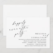 Gelukkig ooit na het diner feest en dansen kaart (Voorkant / Achterkant)