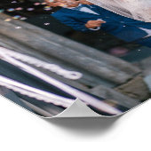 Gelukkig ooit na het Elegant Foto Wedding Poster (Hoek)