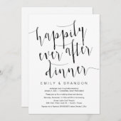 Gelukkig ooit na het eten, de weddenschap kaart (Voorkant / Achterkant)