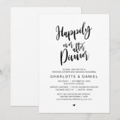 Gelukkig ooit na het eten, de weddenschap kaart (Voorkant / Achterkant)