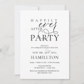 Gelukkig ooit na het eten van het posthuwelijk en kaart (Voorkant)