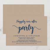 Gelukkig ooit na het feest, groeide Brown Kraft in Kaart (Voorkant / Achterkant)