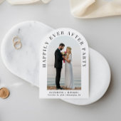 Gelukkig ooit na het feest Photo Arch bruiloft Kaart