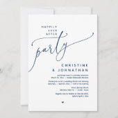 Gelukkig ooit na het feest, romantisch huwelijksdi kaart (Voorkant)