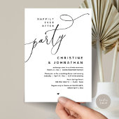 Gelukkig ooit na het feest, romantisch huwelijksdi kaart