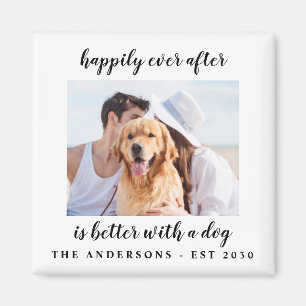 Gelukkig ooit na het fotohuwelijk magneet