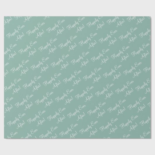 Gelukkig ooit na het Groene Bouw van het Manuscrip Cadeaupapier (Vlak)