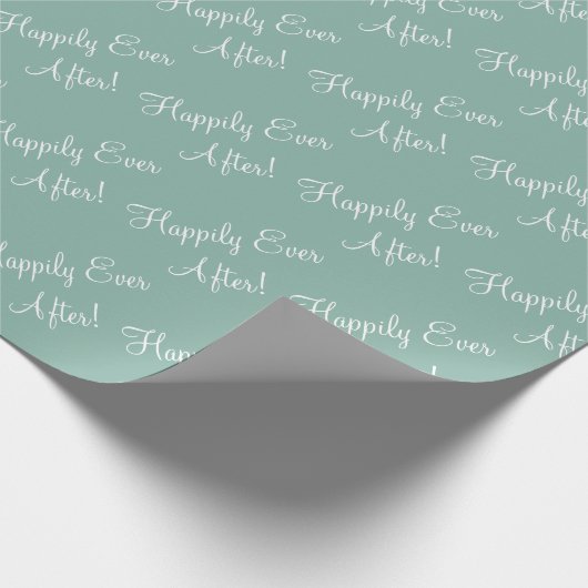 Gelukkig ooit na het Groene Bouw van het Manuscrip Cadeaupapier (Hoek)