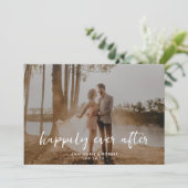 Gelukkig Ooit na het horizontale Berichten van de  Aankondiging (Staand voorkant)