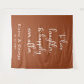 Gelukkig ooit na het huwelijk de Achtergrond van d Wandkleed (Voorkant (horizontaal))