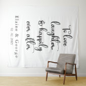 Gelukkig ooit na het huwelijk de Achtergrond van d Wandkleed (In Situ (horizontaal))