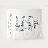 Gelukkig ooit na het huwelijk de Achtergrond van d Wandkleed (Voorkant (horizontaal))