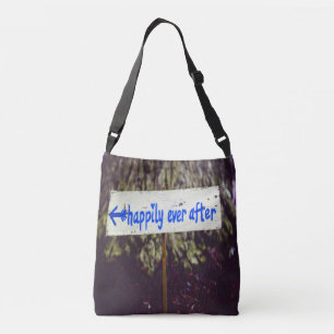 Gelukkig ooit na het huwelijk decor crossbody tas