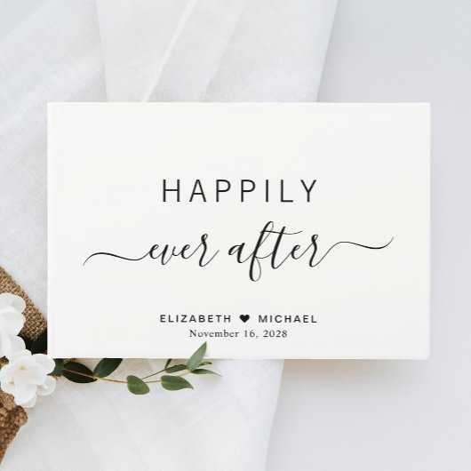 Gelukkig ooit na het huwelijk gastenboek