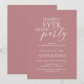 Gelukkig ooit na het huwelijk is het Roos van de D Kaart (Voorkant / Achterkant)