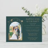 Gelukkig ooit na het huwelijk. kaart (Staand voorkant)