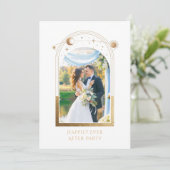 Gelukkig ooit na het huwelijk. kaart (Staand voorkant)