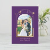 Gelukkig ooit na het huwelijk. kaart (Staand voorkant)