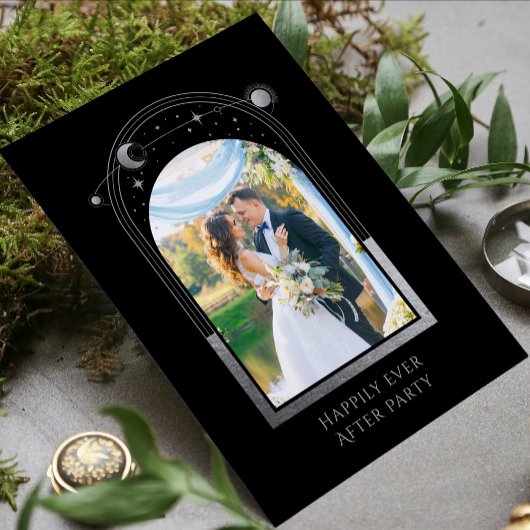 Gelukkig ooit na het huwelijk. kaart