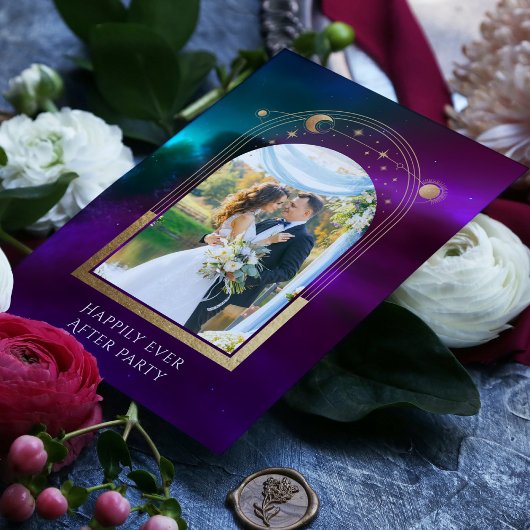 Gelukkig ooit na het huwelijk. kaart