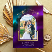 Gelukkig ooit na het huwelijk. kaart