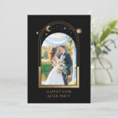 Gelukkig ooit na het huwelijk. kaart (Staand voorkant)