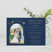 Gelukkig ooit na het huwelijk. kaart (Staand voorkant)