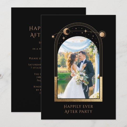 Gelukkig ooit na het huwelijk. kaart (Voorkant / Achterkant)