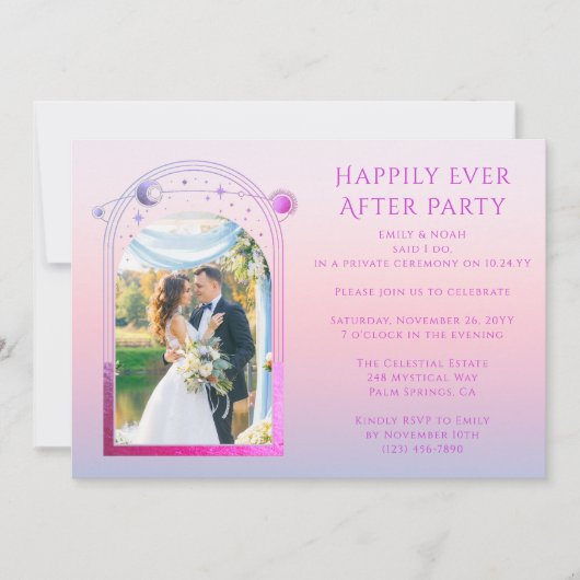 Gelukkig ooit na het huwelijk. kaart (Voorkant)