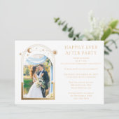 Gelukkig ooit na het huwelijk. kaart (Staand voorkant)