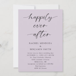 Gelukkig Ooit na het huwelijk van Paars script ele Kaart