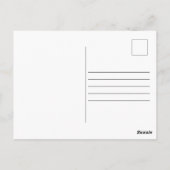 Gelukkig Ooit na het Minimale Manuscript van de We Briefkaart (Achterkant)