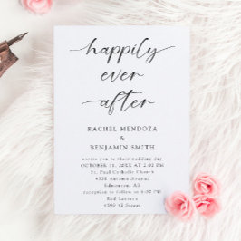 Gelukkig Ooit na het Minimale Manuscript van de We Kaart