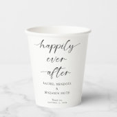 Gelukkig Ooit na het Minimale Manuscript van de We Papieren Bekers (Voorkant)